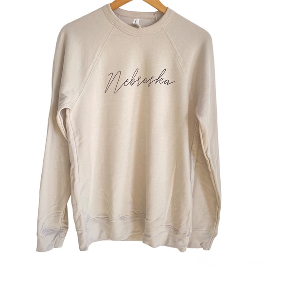 Bella + Canvas Fleece Collection Nebraska Crewneck Sweatshirt - Picture 2 of 5
